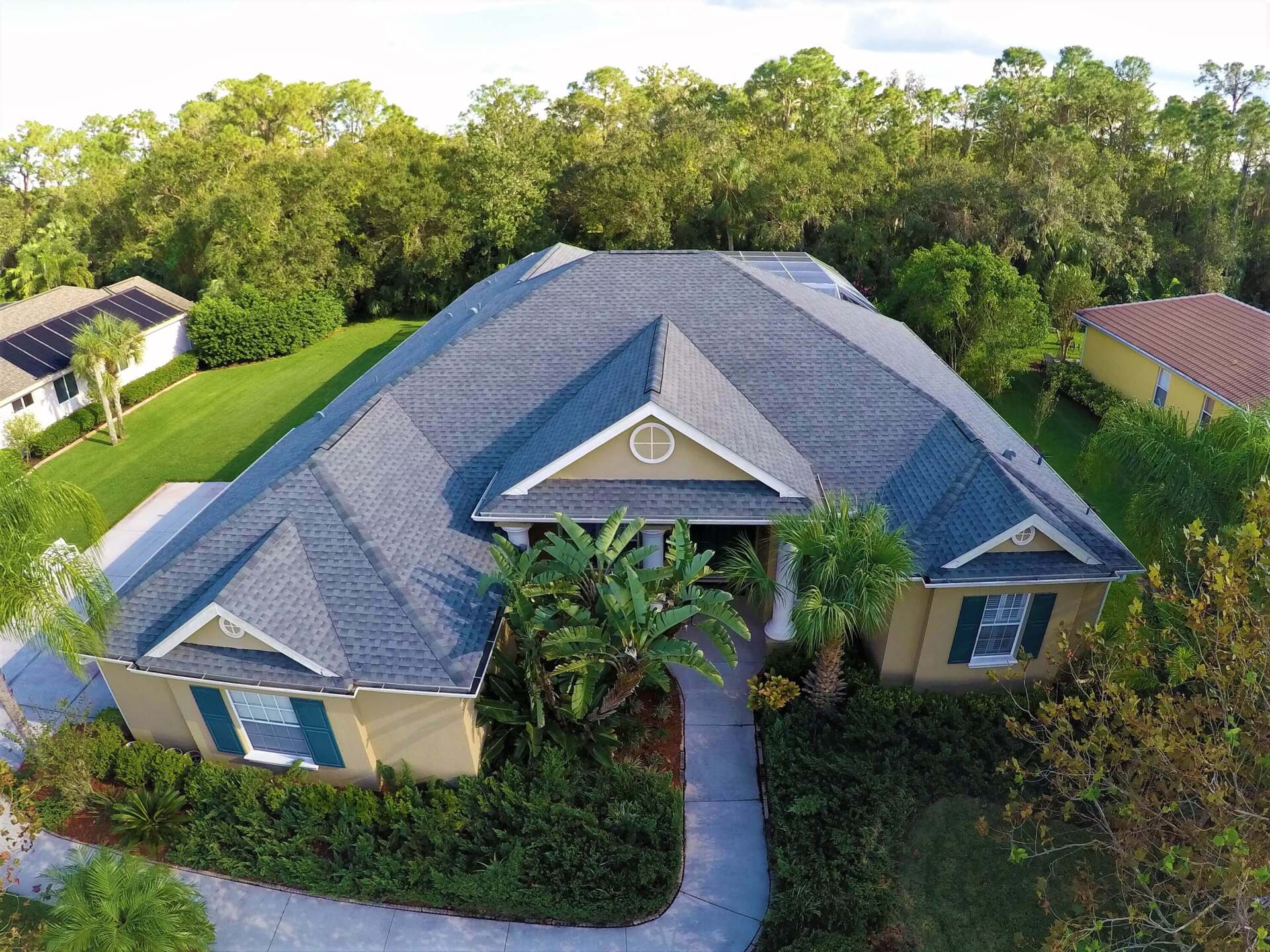 Shingle roofing