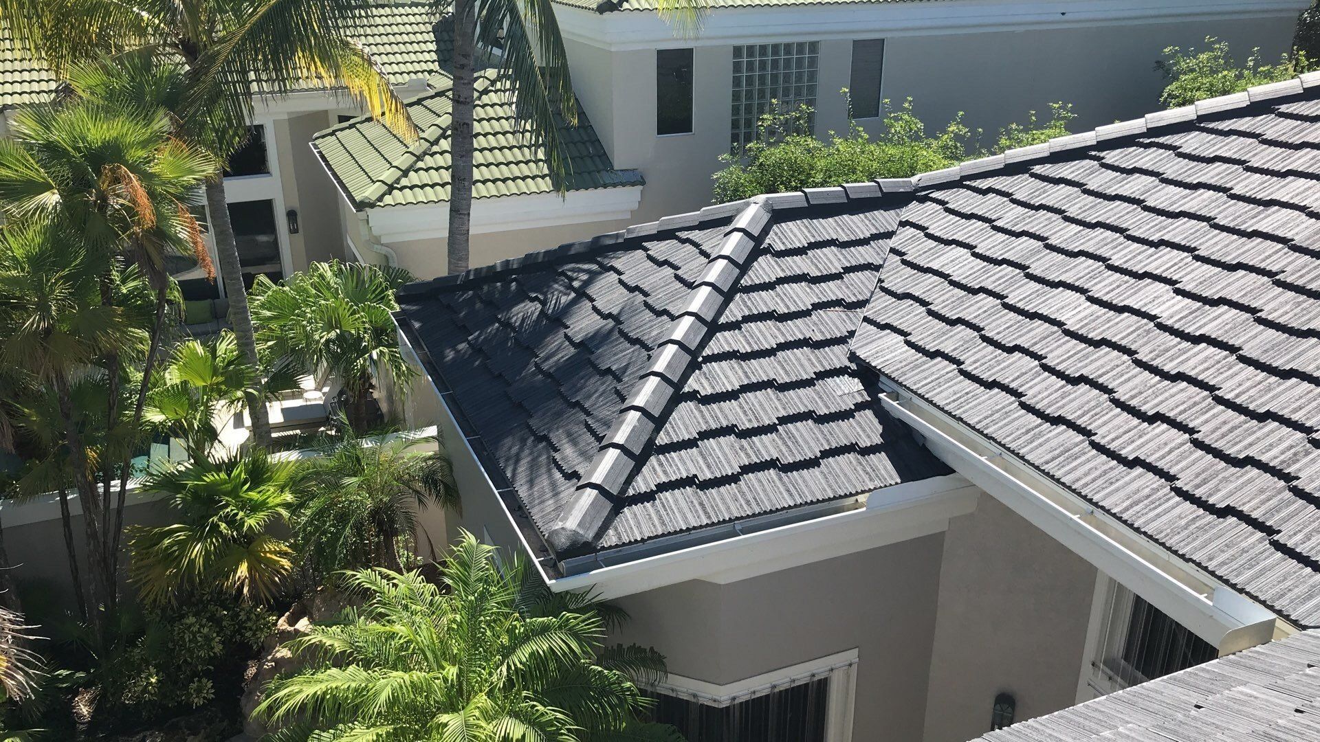 Tile roofing