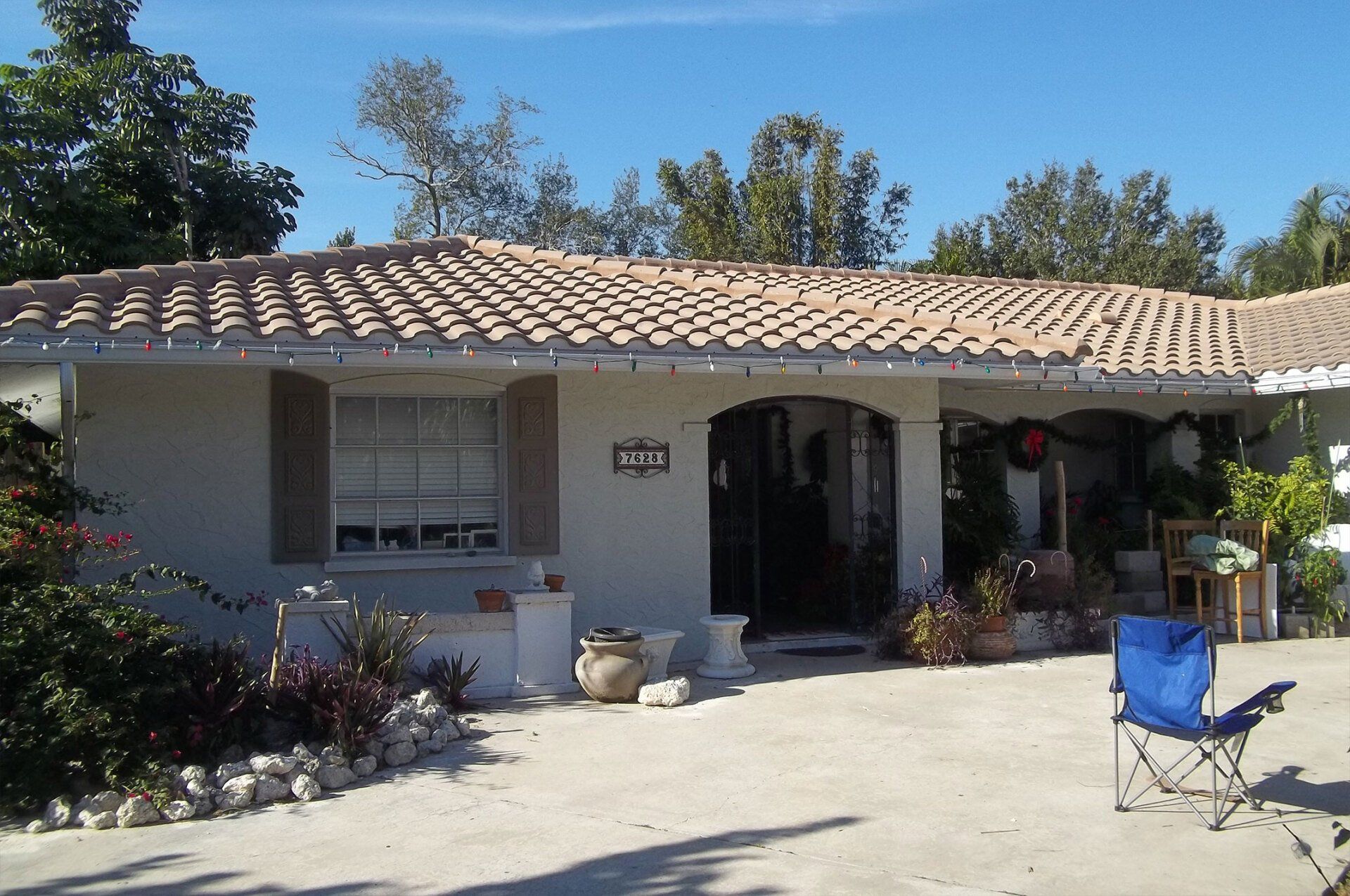 Tile roofing