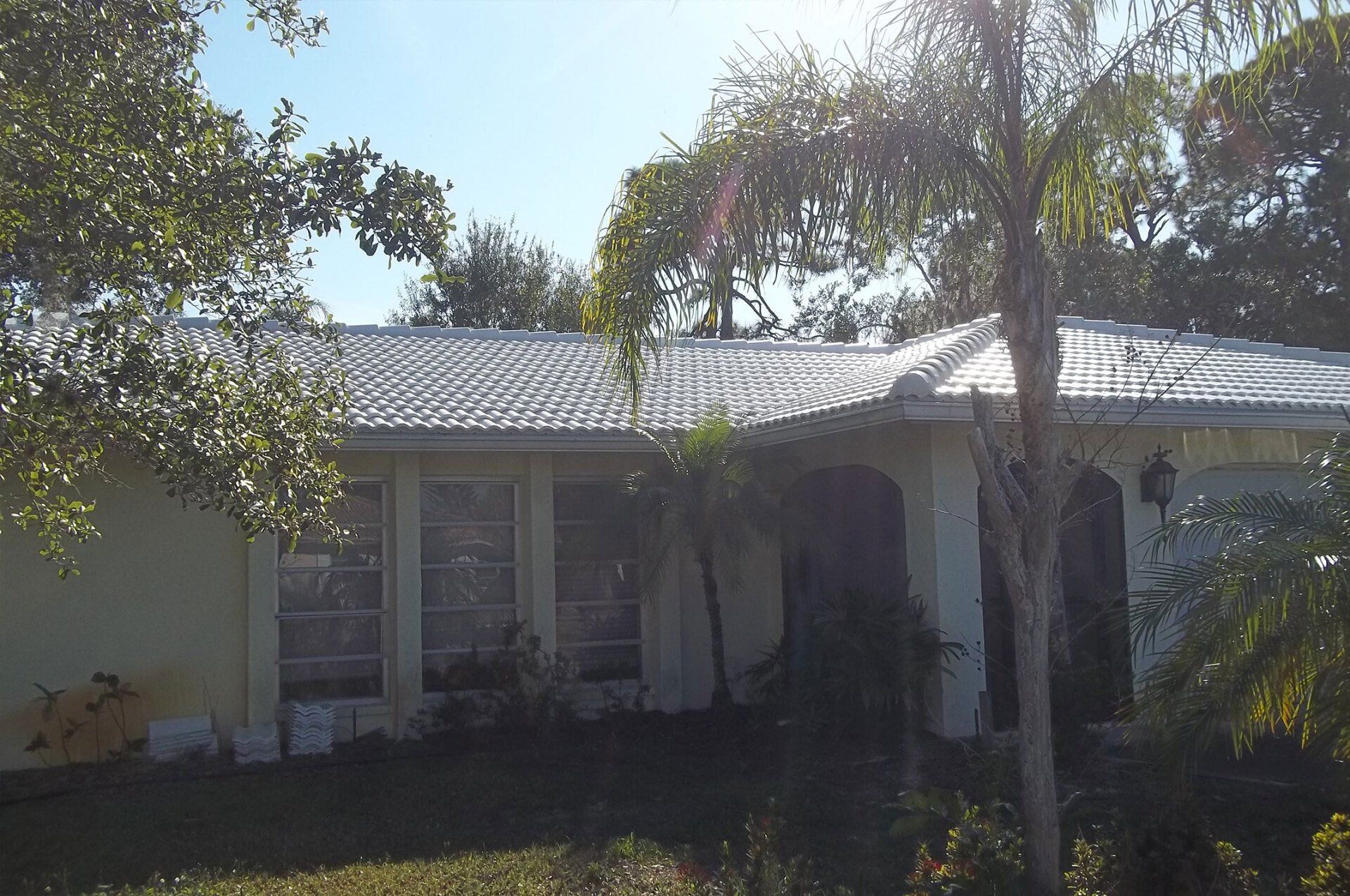 Tile roofing