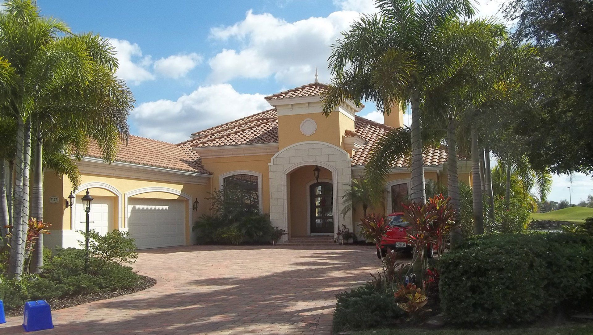 Tile roofing