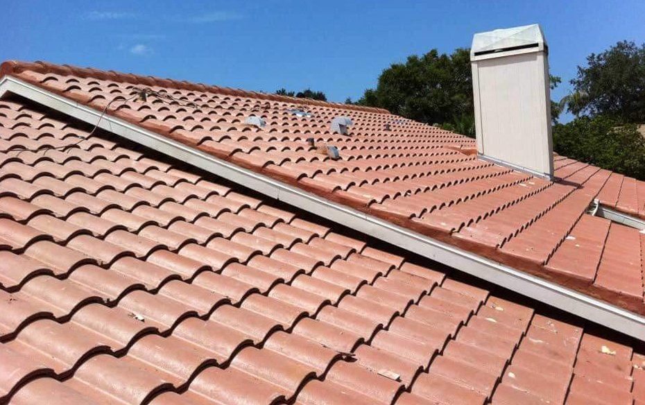 Tile roofing