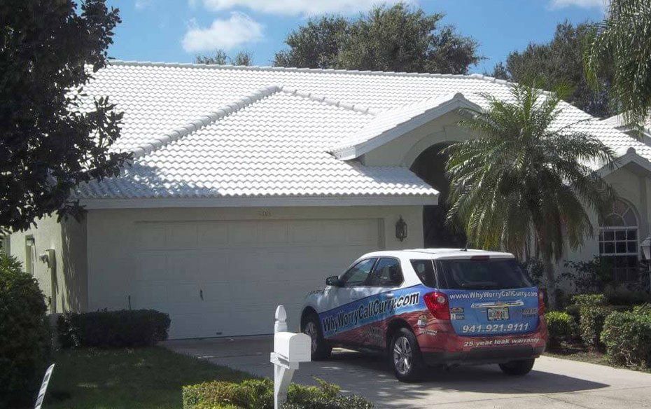 Tile roofing