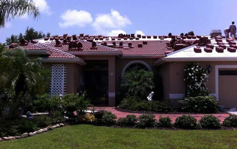 Tile roofing