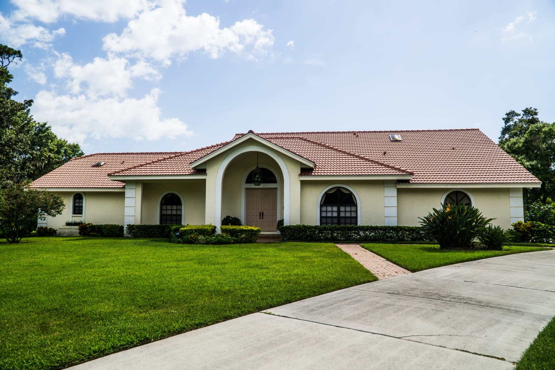 Tile roofing