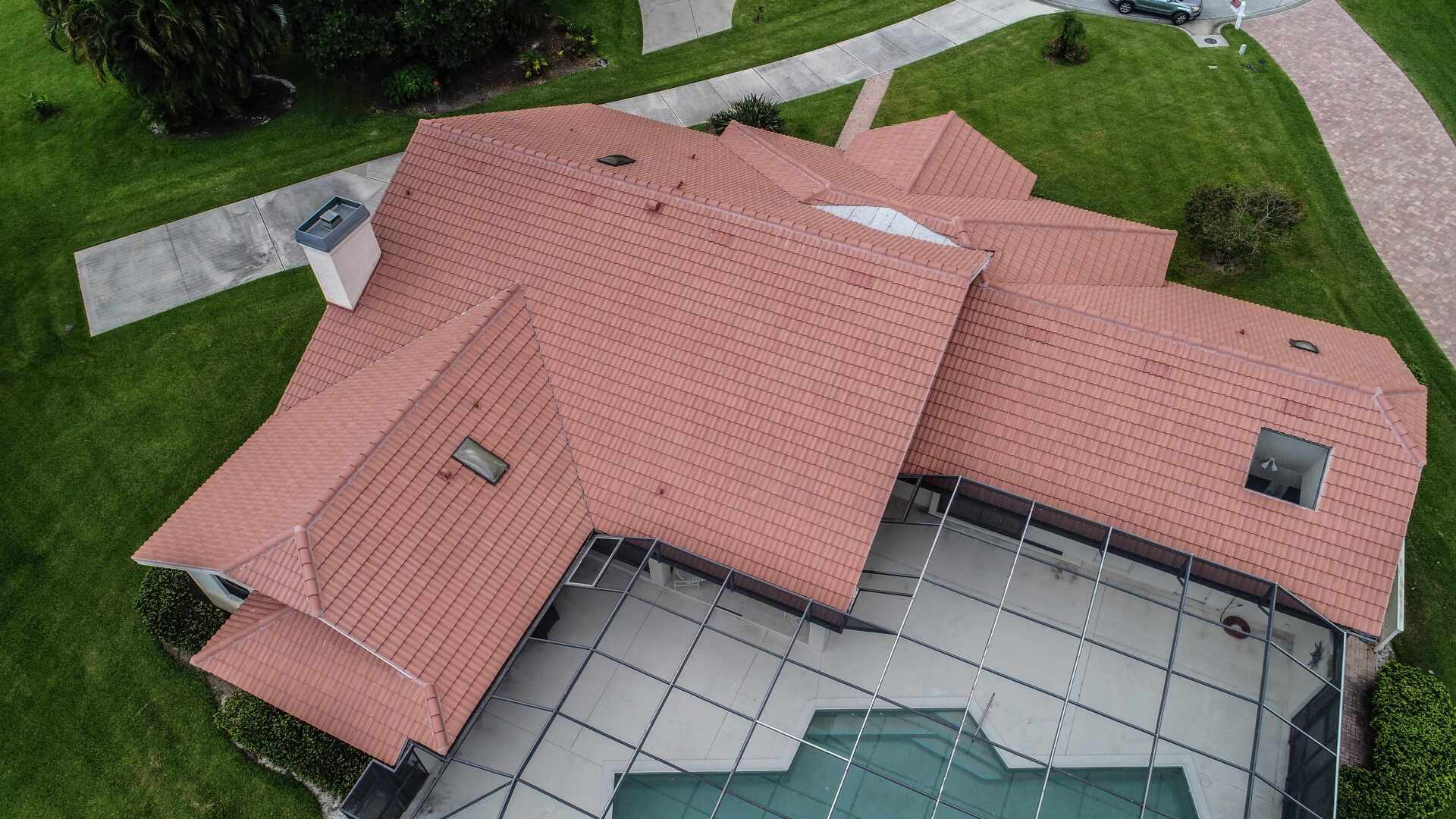 Tile roofing