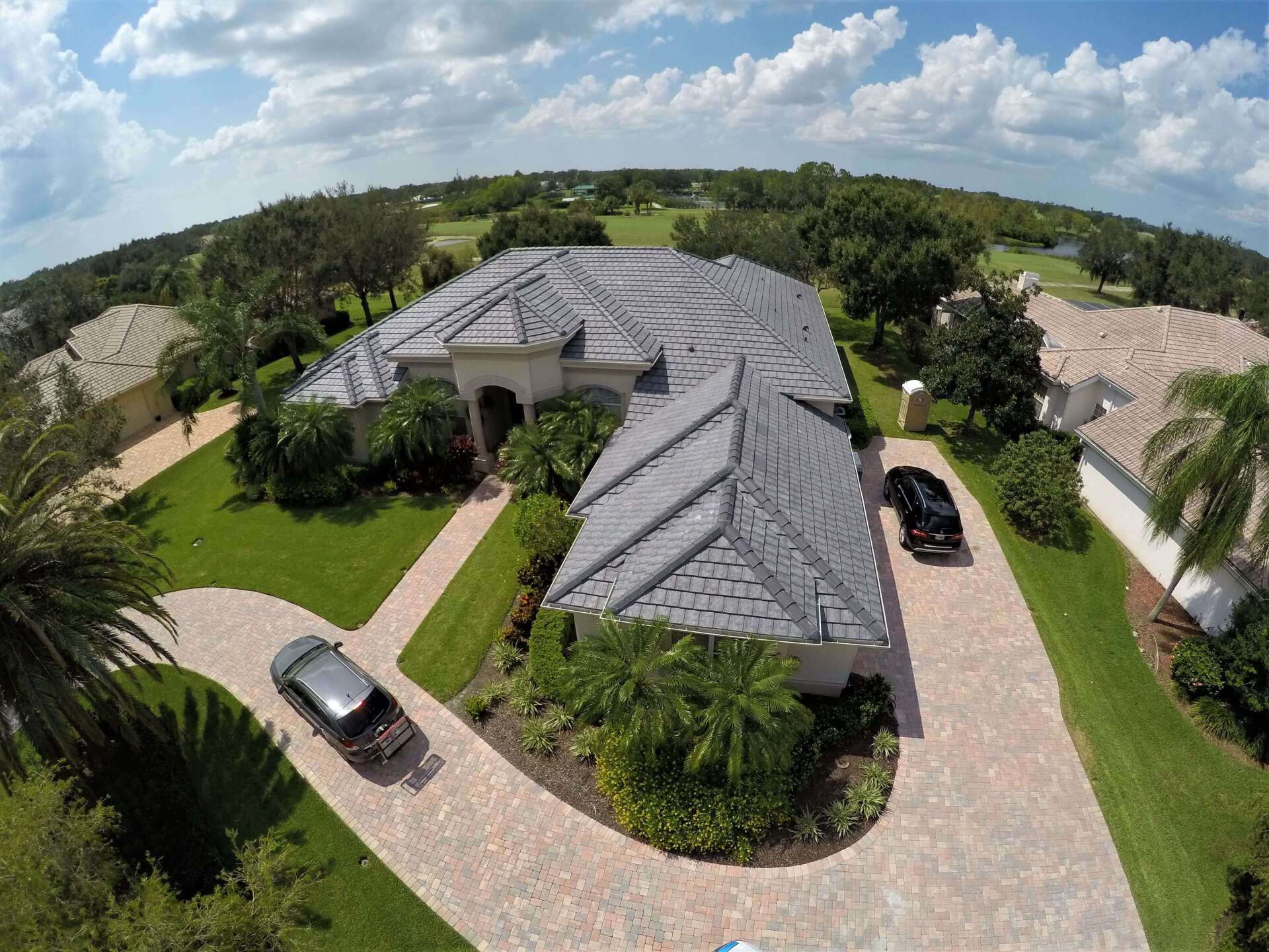 Tile roofing