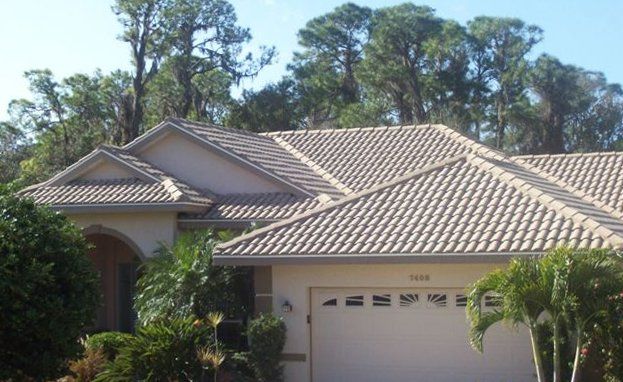 Tile roofing