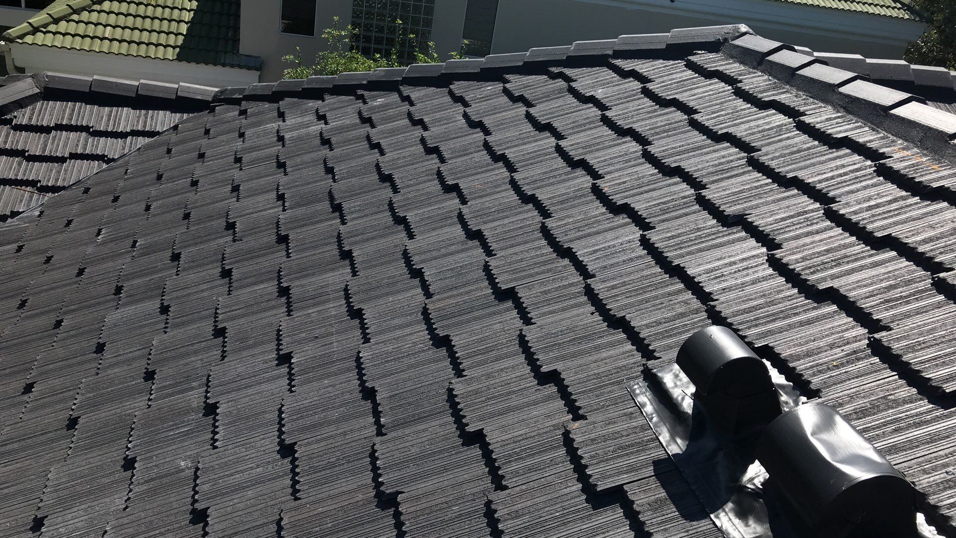 Tile roofing