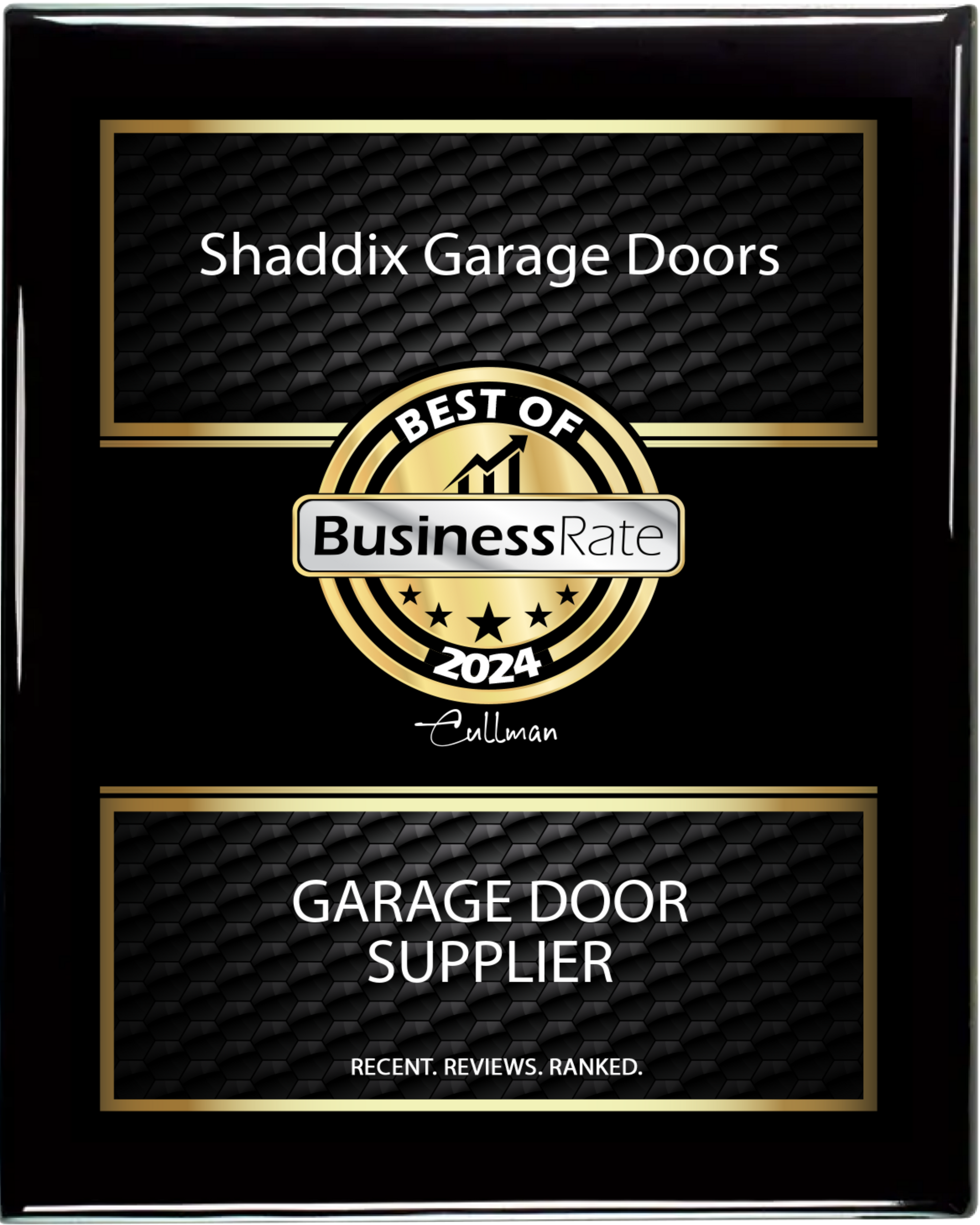 Best of 2024 Business Rate Award - Garage Door Supplier
