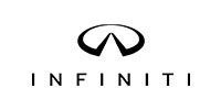 Infiniti logo in black on a white background