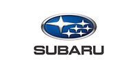 Subaru logo: blue oval emblem with silver stars above black SUBARU text