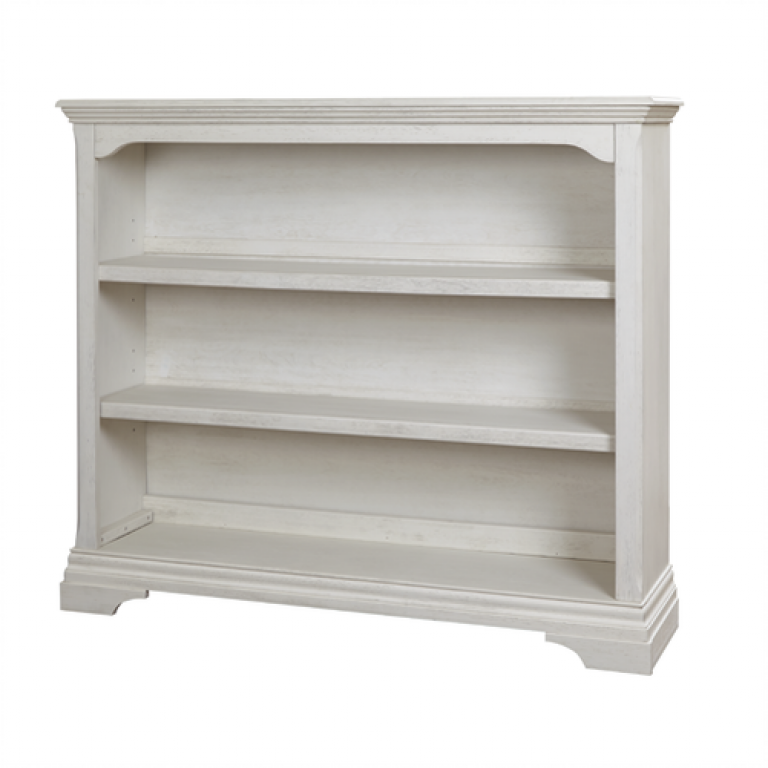 a white Kerrigan hutch with three shelves on a white background