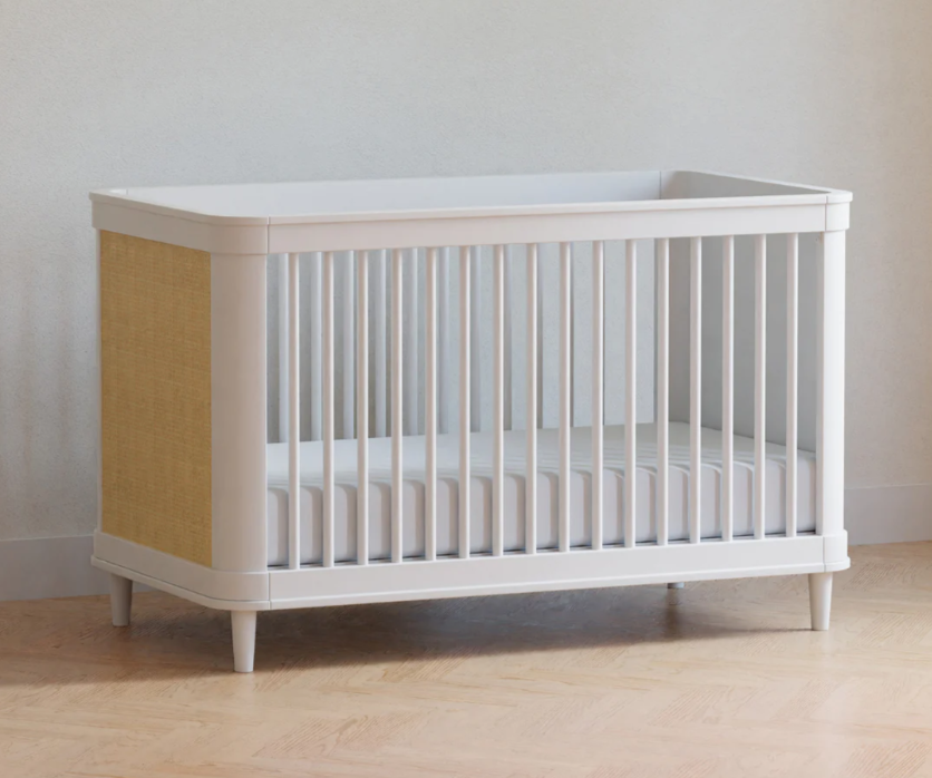 Baby monogram Marin crib white-honey