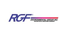 RCF Environmental Group Inc. logo in blue and red on a white background