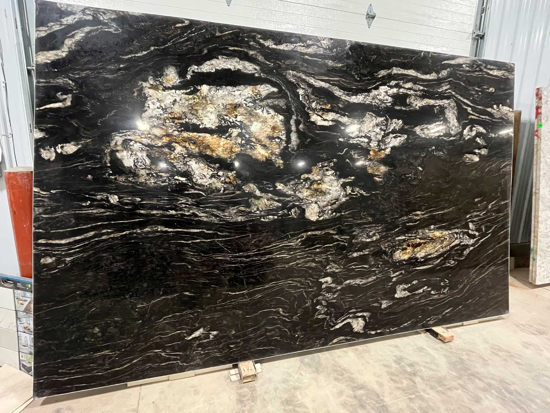 titanium polished granite