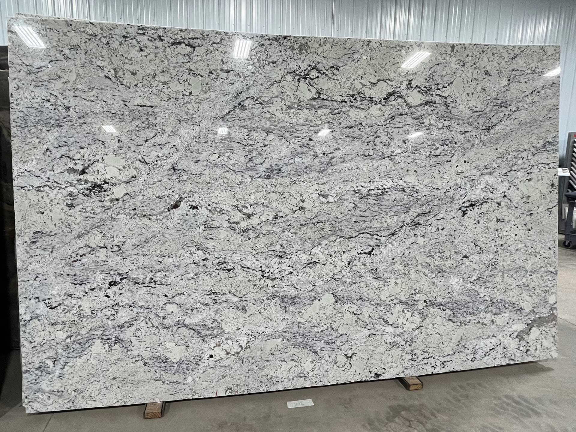 white ice polished granite