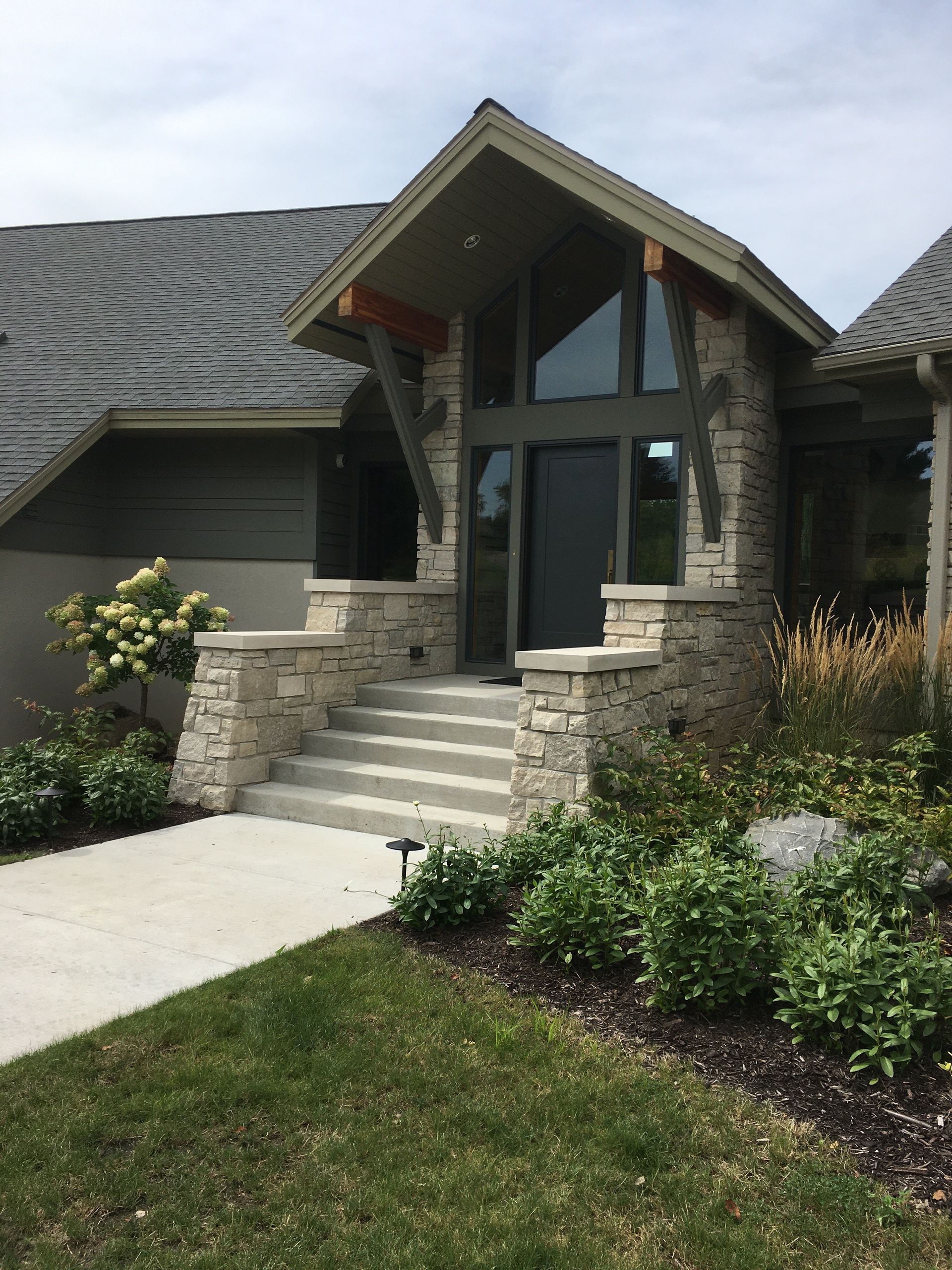 Stairs and stone work