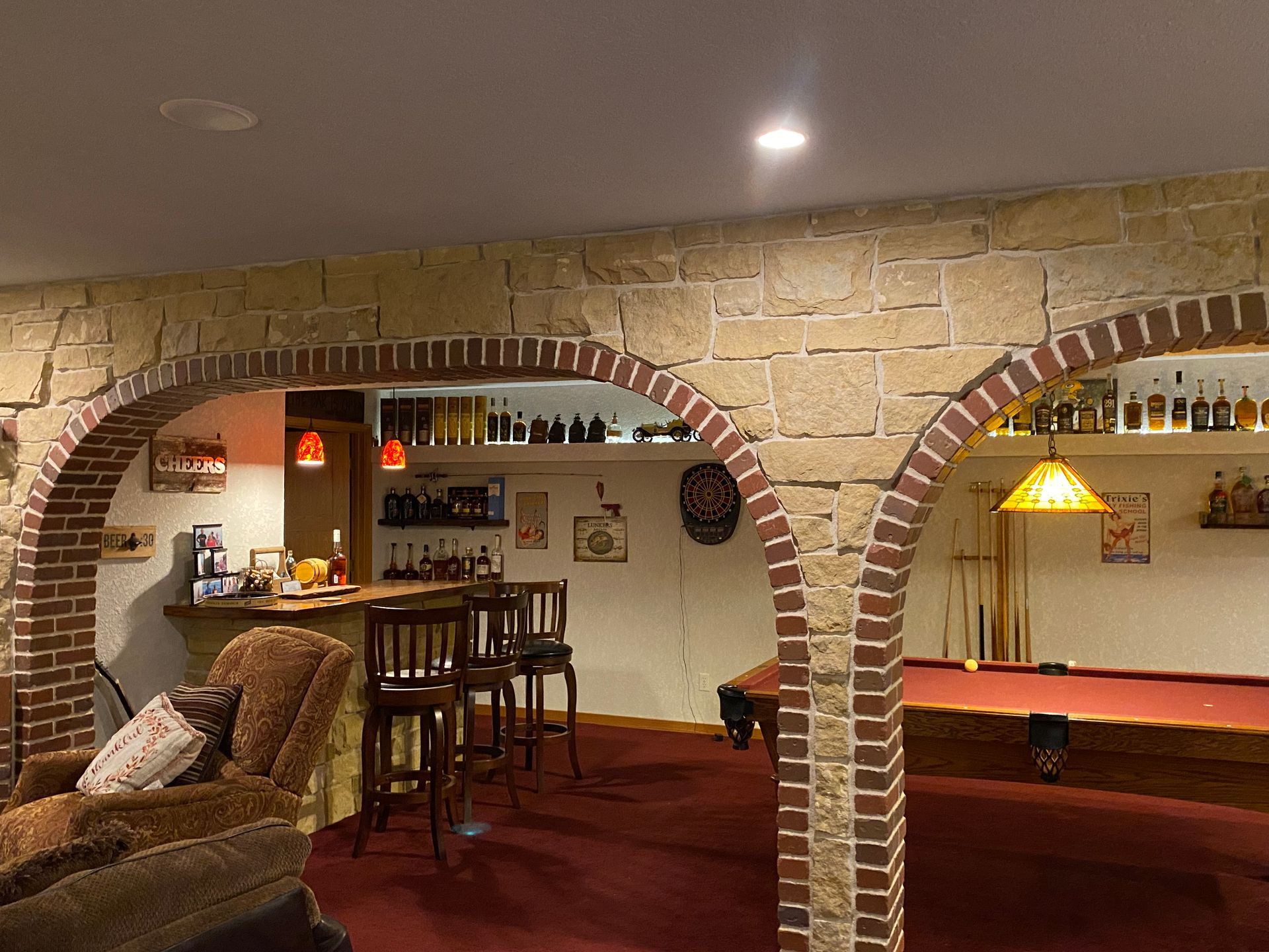 Interior stone design