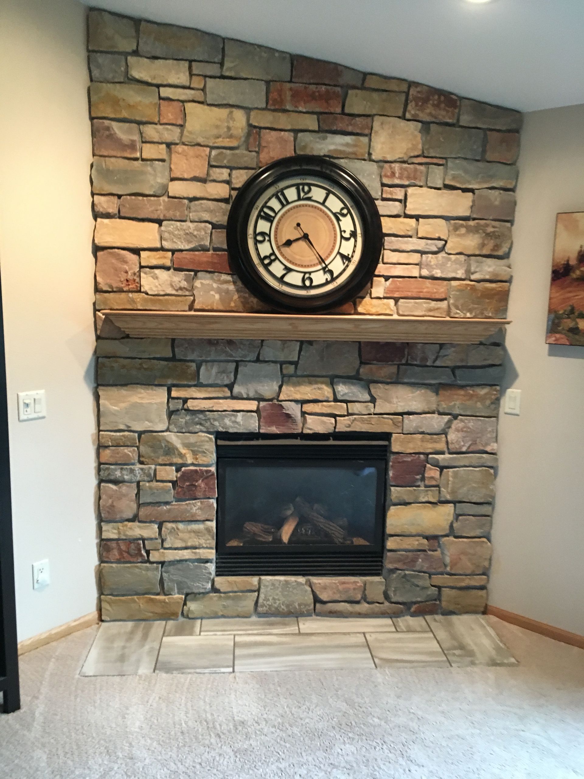 Fireplace stone