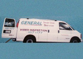 General Sewer & Video Inspection white company vehicle
