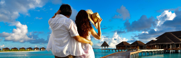 Couple in maldives