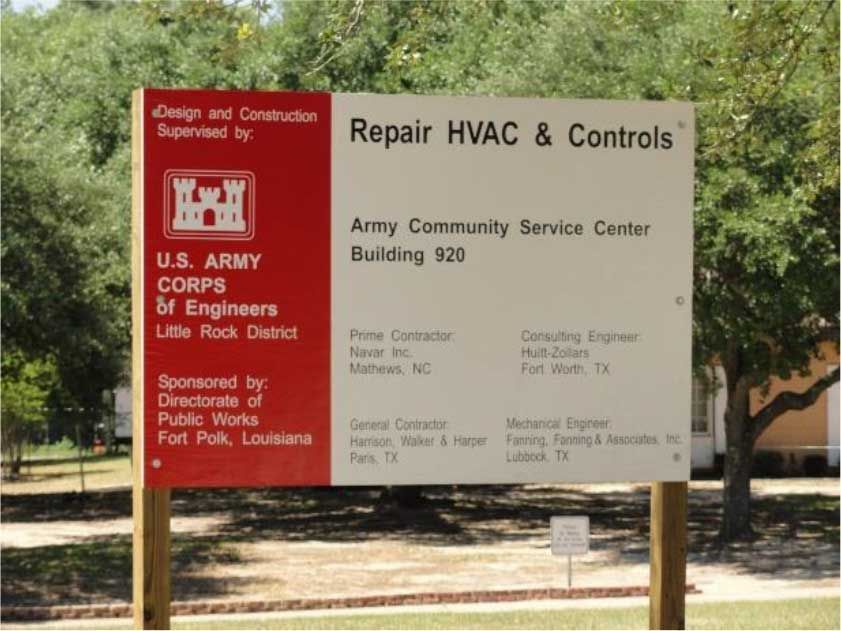 Multiple Buildings Repair HVAC and Controls, Building 920
