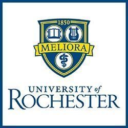 University of Rochester logo: shield with book, lyre, caduceus, 