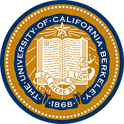 University of California, Berkeley seal: open book with 