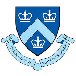 Shield with three crowns and a chevron, with banner reading 