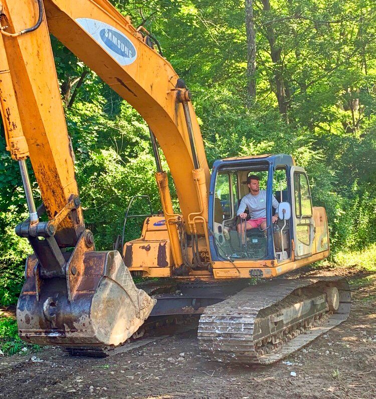 EverGreen Lawn & Landscape excavator