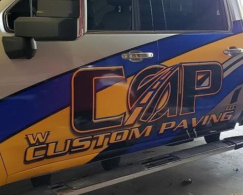 Paving van