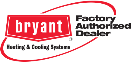 The Bryant factory authorized dealer logo for heating and cooling systems.