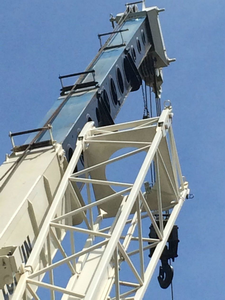 top of crane