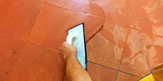 Grout staining