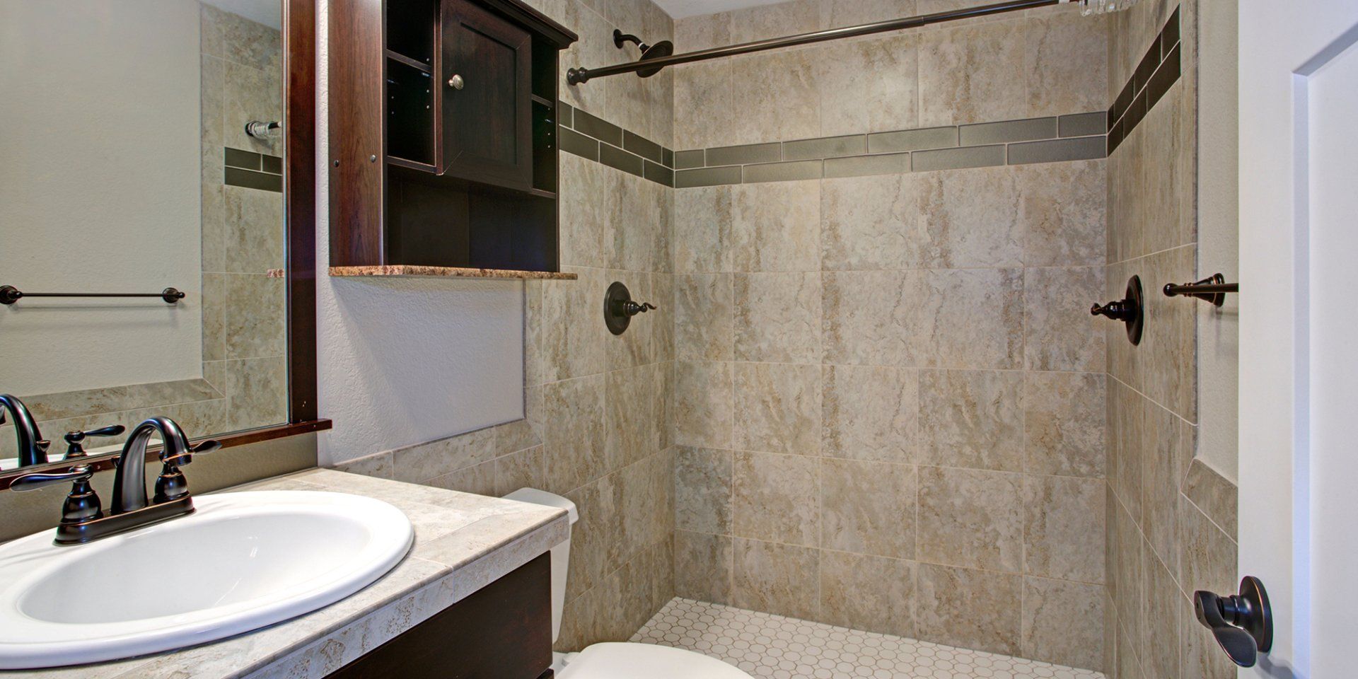 Beautiful bathroom tiles