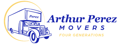 A logo for arthur perez movers four generations