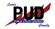 Lewis County PUD logo with black 