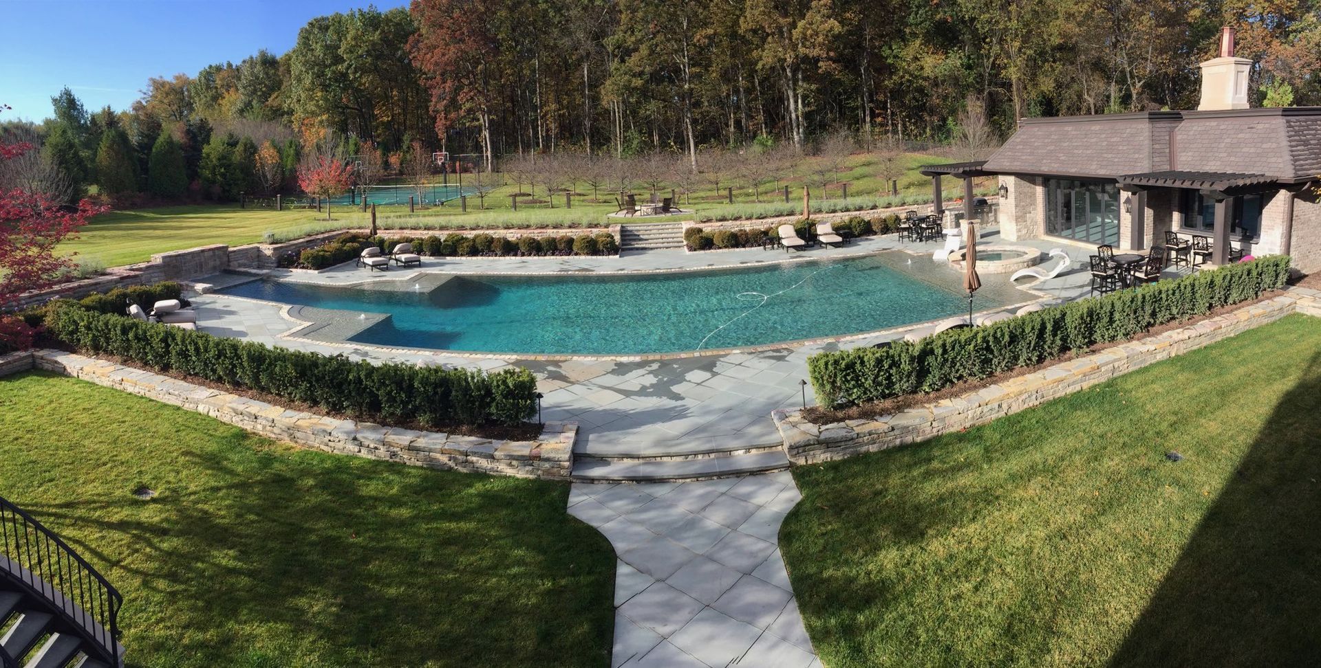 outdoor swimming pool design