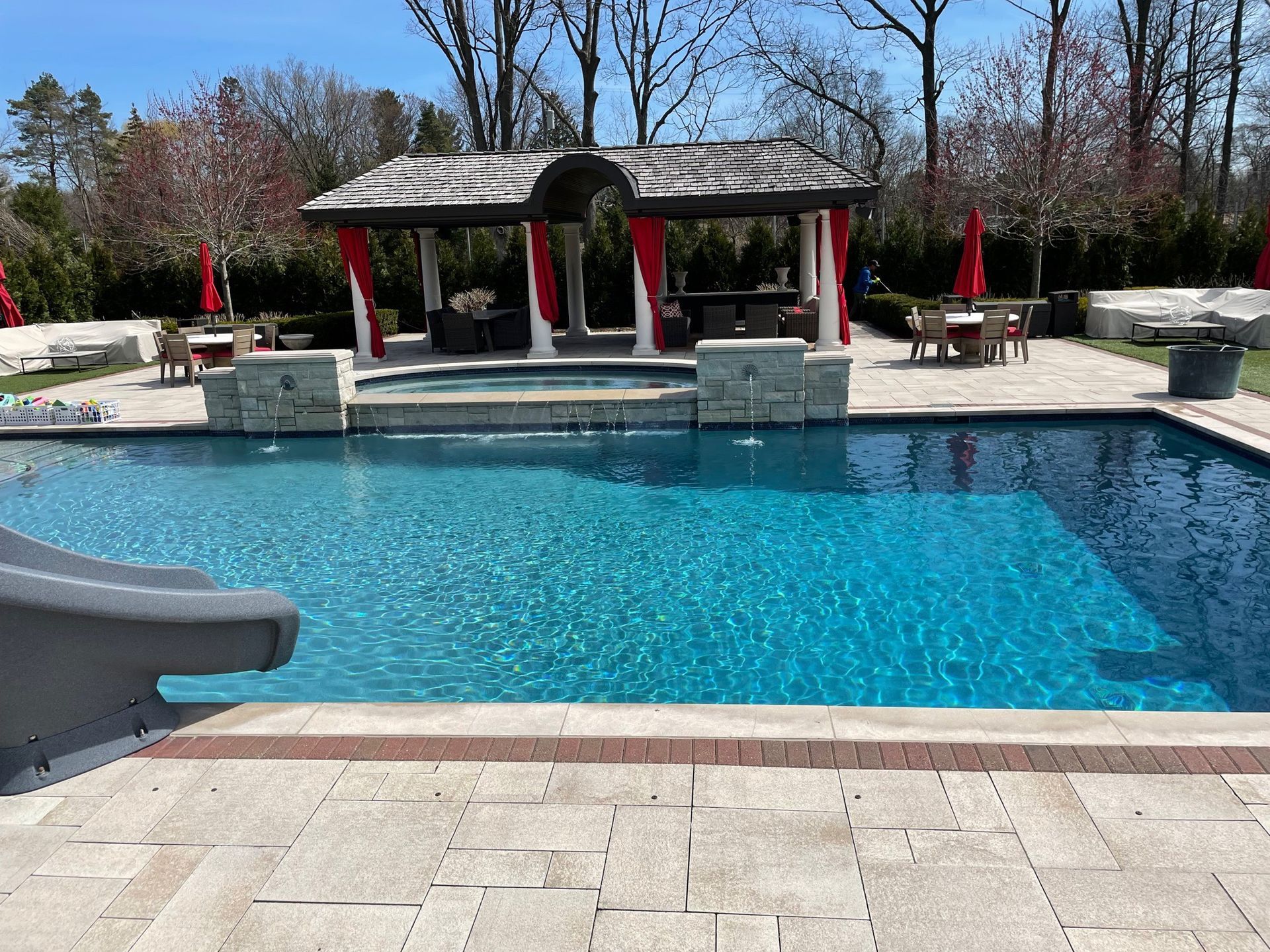 Swimming Pool with gazebo