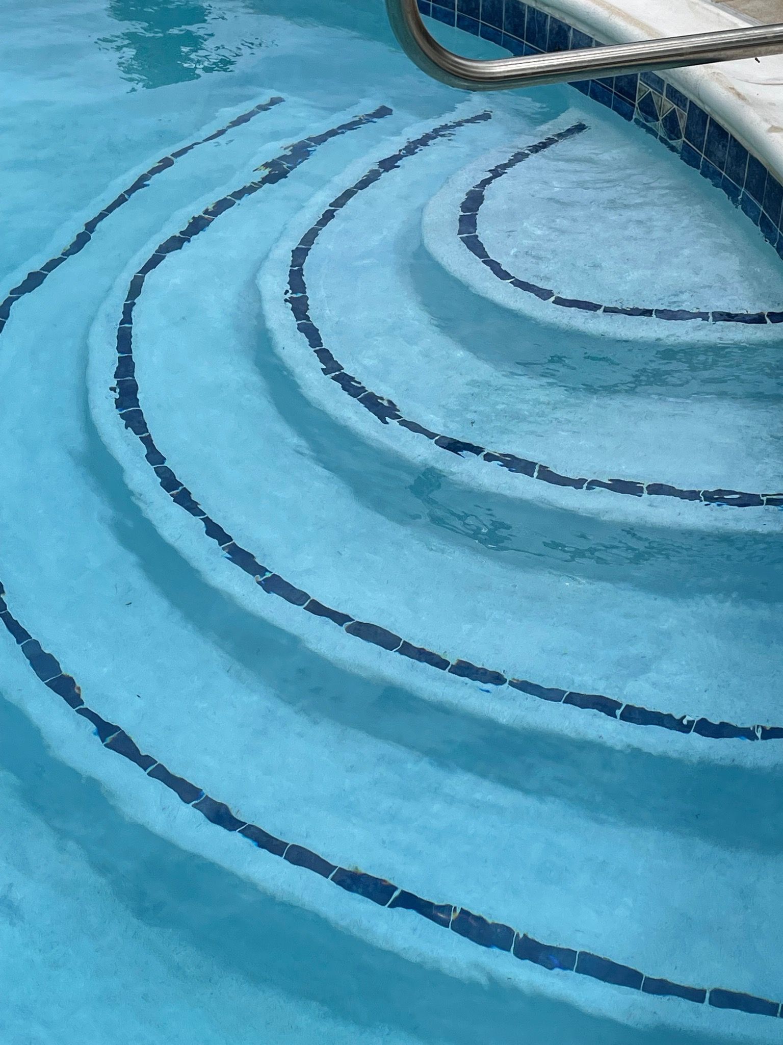pool stair