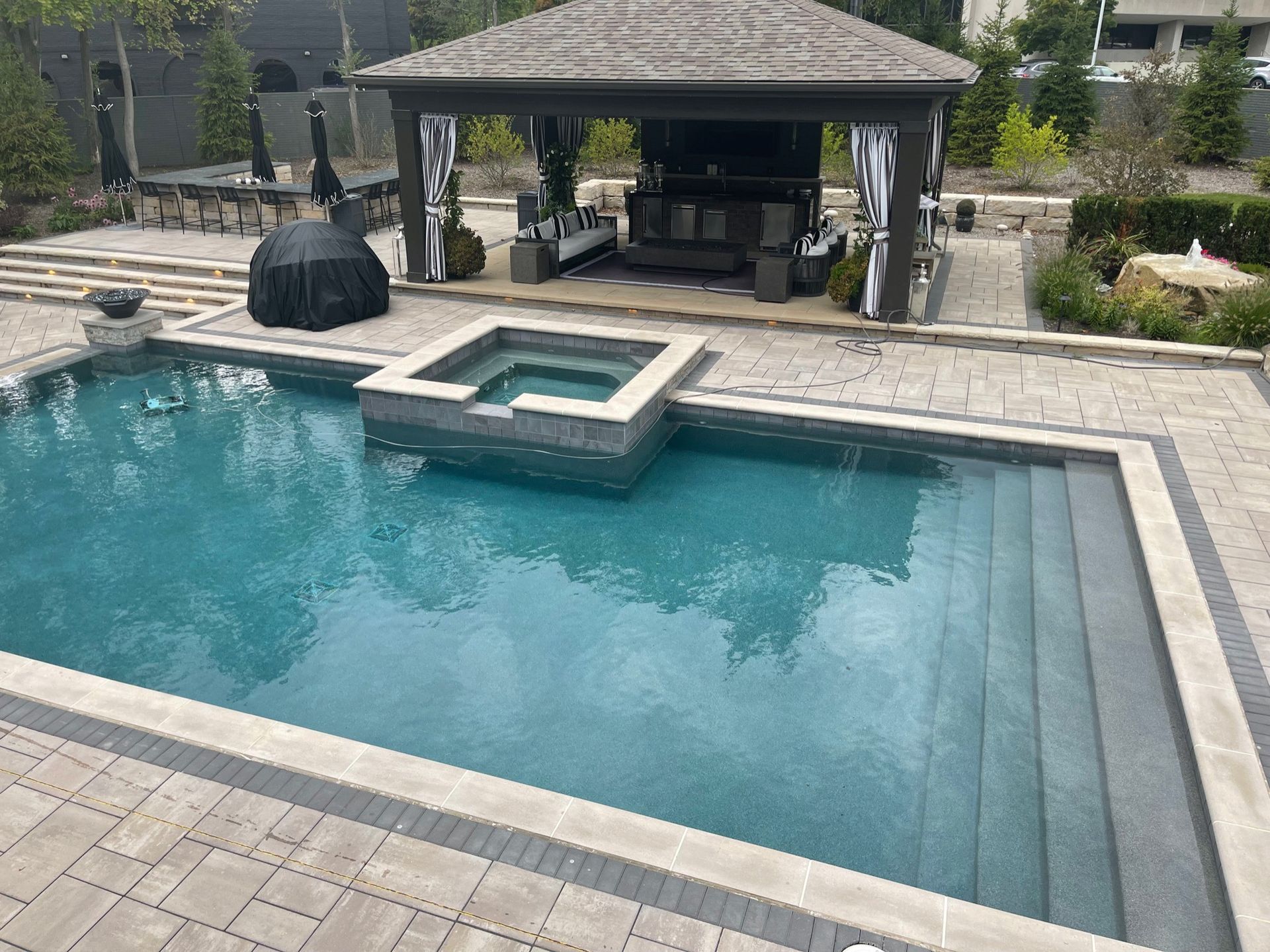 Modern villa with swimming pool