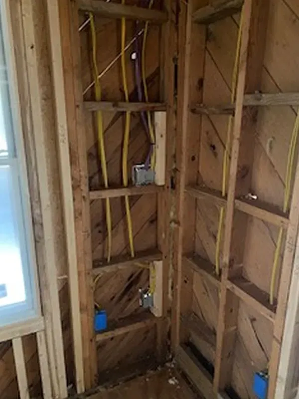 Wall wood framing