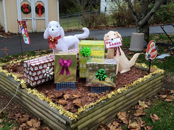 Front view of the shop