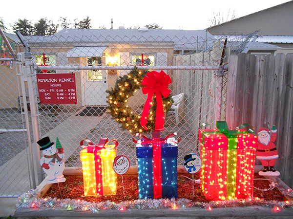 Front view of the shop