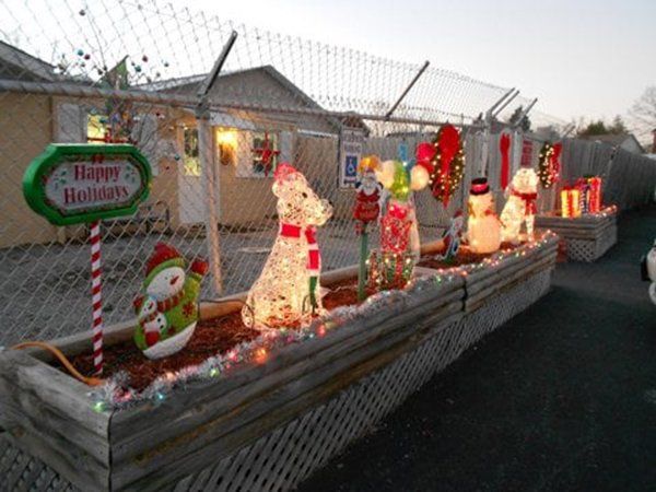 Front view of the shop