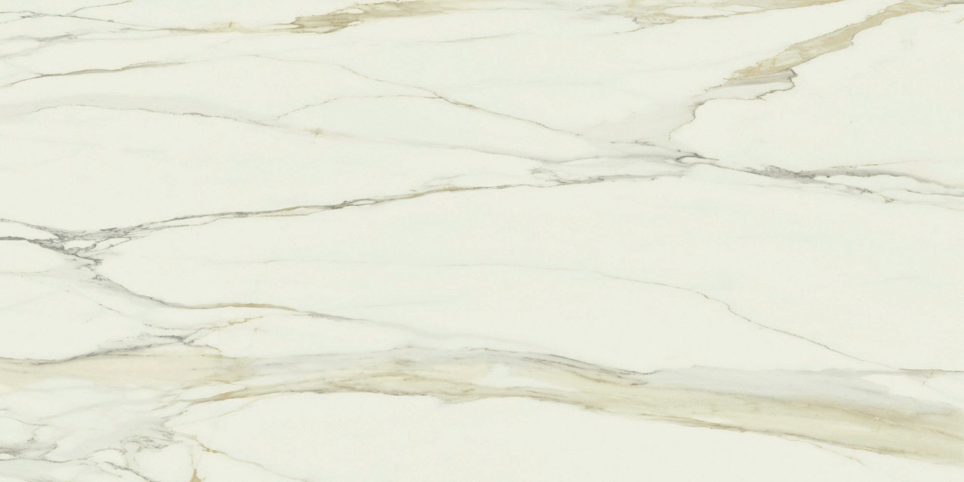 Cream-colored surface with soft gold veining.