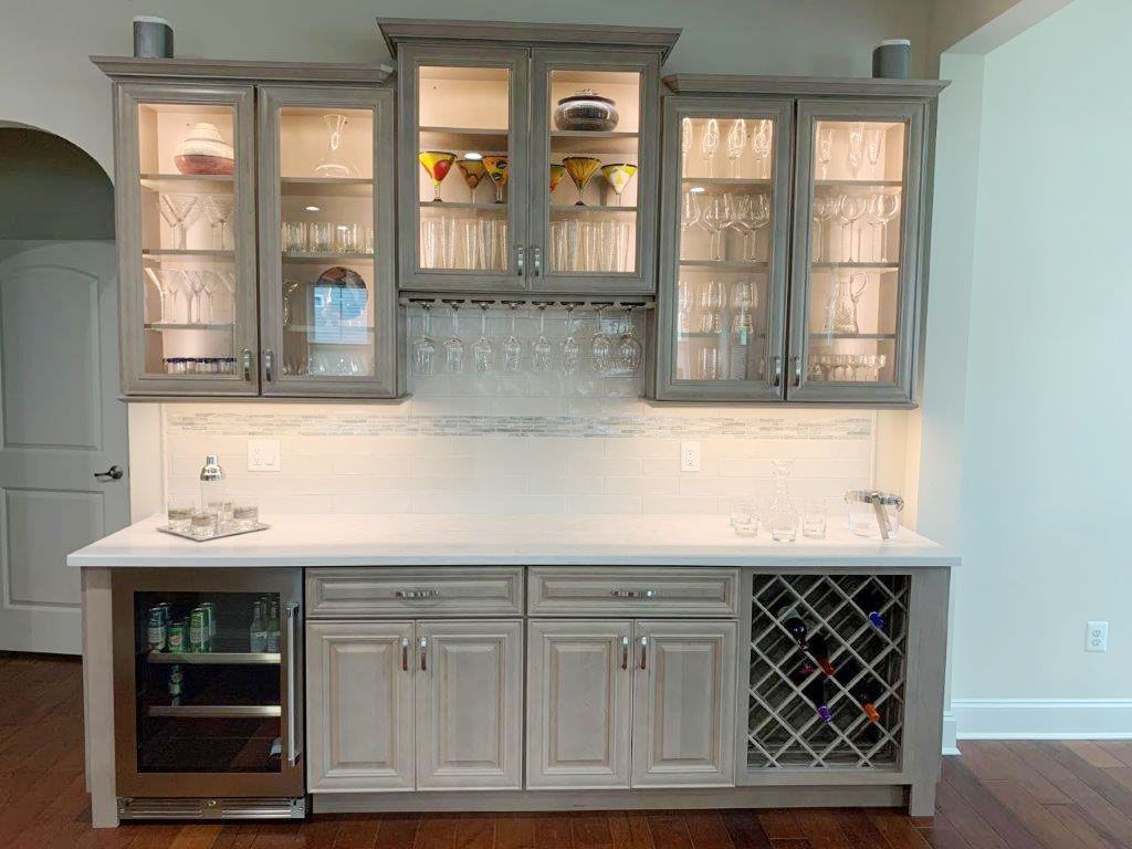 White cabinet