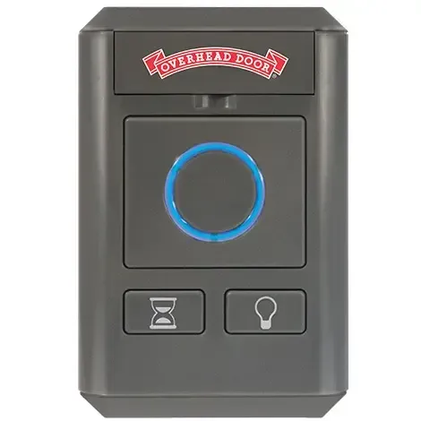 It is a remote control for a garage door opener.