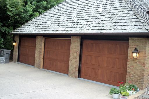 Residential garage door